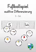Vorschau - Spiele - Auditive Differenzierung S - Sch (Fußballspiel) - Deckblatt