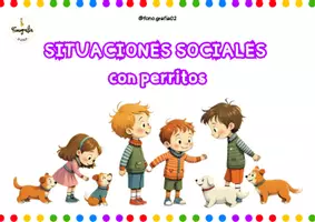 Vista previa - Tarjetas / Manipulativos - Situaciones sociales - página 1
