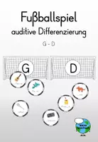 Vorschau - Spiele - Auditive Differenzierung G - D (Fußballspiel) - Deckblatt