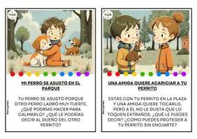 Vista previa - Tarjetas / Manipulativos - Situaciones sociales - página 3