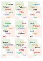 Vorschau - Spiele - WörterMatch: Wörter mit V (Vater/Vase) - Seite 2