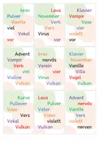 Vorschau - Spiele - WörterMatch: Wörter mit V (Vater/Vase) - Seite 3