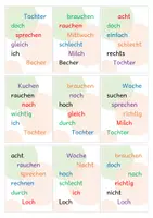 Vorschau - Spiele - WörterMatch: Wörter mit ch (ch1 und ch2) - Seite 2