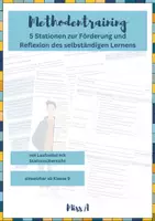 Vorschau - Arbeitsblätter - Methodentraining: Förderung und Reflexion von Strategien zum selbständigen Lernen | Projekttag - Deckblatt