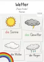Aperçu - Jeux - Wetter: Paare finden (Allemand) Deutsch - Page de couverture