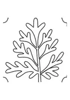 Vorschau - Mal- und Bastelvorlagen - Prickelbilder / Fensterbilder Thema Tannenzweige - Grundschule - Bastelvorlagen - Seite 3