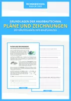 Vorschau - Arbeitsblätter - Technik - Grundlagen der Hausbautechnik - Materialpaket - Seite 1