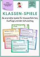 Vorschau - Spiele - Spielesammlung für Klassenfahrten, Ausflüge & Schulalltag - Deckblatt