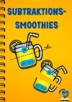 Vorschau - Spiele - Mathe-Puzzle: Subtraktions-Smoothies – 42 Aufgaben bis 100 - Deckblatt