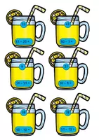 Vorschau - Spiele - Mathe-Puzzle: Subtraktions-Smoothies – 42 Aufgaben bis 100 - Seite 3