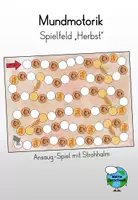 Vorschau - Spiele - Mundmotorik - Spielfeld "Herbst" (mit Strohhalm) - Deckblatt