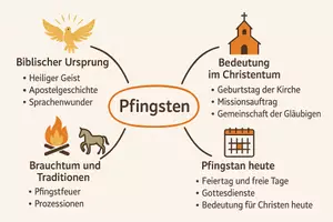 Vorschau - Arbeitsblätter - Arbeitsblatt "Pfingsten" + Onlineübung & MP3 + Mindmap + Infografik - Seite 2