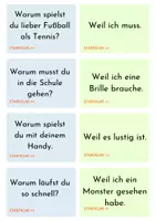 Vorschau - Spiele - weil-Sätze - lustiges Spiel mit Quatschsätzen - Seite 2