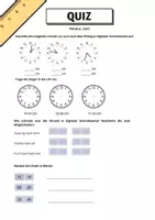 Vorschau - Quiz - Quiz Thema Zeit - Deckblatt