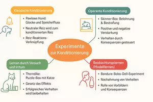 Vorschau - Arbeitsblätter - Arbeitsblatt "Experimente zur Konditionierung" + interaktive Lösung & MP3 + Mindmap + Infografik - Seite 3