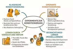 Vorschau - Arbeitsblätter - Arbeitsblatt "Experimente zur Konditionierung" + interaktive Lösung & MP3 + Mindmap + Infografik - Seite 2