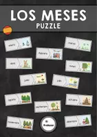 Vorschau - Spiele - Los meses - Puzzle (Monate) - Deckblatt