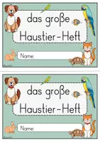 Vorschau - Stationenlernen - 10 Haustier-Steckbriefe – Das große Entdecker-Heft - Seite 1