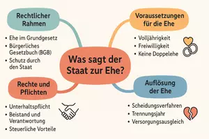 Vorschau - Arbeitsblätter - Lernposter + Arbeitsblätter zum Thema "Was sagt der Staat zur Ehe?" + Lösung & MP3 + Mindmap + Infografik - Seite 3