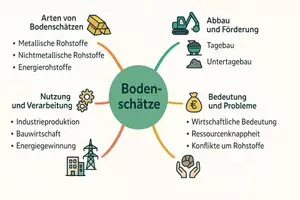 Vorschau - Arbeitsblätter - Arbeitsblätter zum Thema "Bodenschätze" + interaktive Lösung & MP3 + Mindmap + Infografik - Seite 2