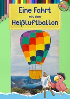 Vorschau - Mal- und Bastelvorlagen - Kunst Sommer, Mit dem Heißluftballon übers Land, Fotocollage - Deckblatt