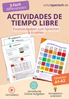 Vorschau - Spiele - "Actividades de tiempo libre" - Spanisch sprechen - Seite 1