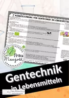 Vorschau - Poster - AES Gentechnik in Lebensmitteln Übersicht Kennzeichnung für Lehrerinnen und Schülerinnen - Deckblatt