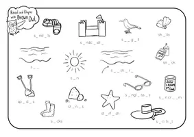 anteprima - Esercizi - Brown Owl At the Seashore - PICTURE DICTIONARY WORDMATS - Pagina 3