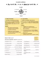 Vorschau - Arbeitsblätter - Les points cardinaux (französische Himmelsrichtungen) - Arbeitsblatt mit Erklärung - Seite 2