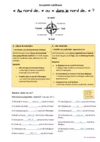 Vorschau - Arbeitsblätter - Les points cardinaux (französische Himmelsrichtungen) - Arbeitsblatt mit Erklärung - Seite 3