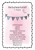 Vorschau - Arbeitsblätter - Herbstwerkstatt 4. Klasse - Deckblatt