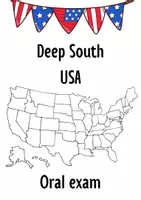 Vorschau - Klassenarbeiten - Deep South USA Oral exam - Deckblatt