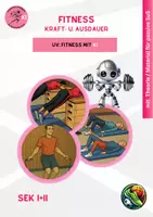 Vorschau - Arbeitsblätter - Kraft und Ausdauer (Fitness mit KI - vollst. UV) - Deckblatt