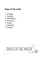 Vorschau - Spiele - Englisch Vokabeln spielerisch üben - days of the week - Seite 2