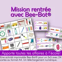 Aperçu - Cartes / Images - Bee-Bot® – Tapis de codage Beebot Rentrée des classes! - Page de couverture