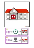 Vorschau - Bildkarten - Bee-Bot® Bodenmatte Zurück zur Schule aktivität (Programmieren) - Seite 3