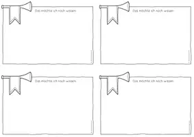 Vorschau - Arbeitsblätter - Mittelalter: Vorwissen Placemat & Arbeitsblatt (1. Stunde) - Seite 3