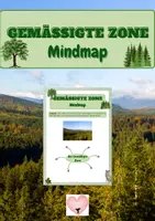 Vorschau - Arbeitsblätter - Gemäßigte Zone - Mindmap - Deckblatt