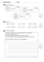 Vorschau - Klassenarbeiten - Mathearbeit Nr. 4 Klasse 4 - Seite 2
