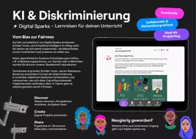 Vorschau - Stundenentwürfe - Digital Sparks "KI & Diskriminierung" - projektbasierte Lernreise - Seite 1