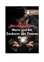 Vorschau - Stundenentwürfe - Mario und der Zauberer: Rhetorik und Macht – Analyse der Figur Cipolla und des Publikumsverhaltens - Seite 1