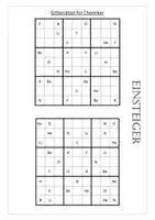Vorschau - Arbeitsblätter - Gitterrätsel_Chemie_Periodensystem_Einsteiger - Seite 2