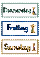 Vorschau - Fördermaterial/Inklusion - Tage - Monate - Jahre Wortschatzerweiterung - Seite 2