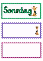 Vorschau - Fördermaterial/Inklusion - Tage - Monate - Jahre Wortschatzerweiterung - Seite 3