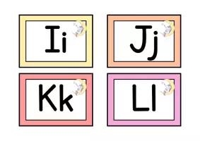 Попередній перегляд - English alphabet | Англійський алфавіт. Картки. - Сторінка 3