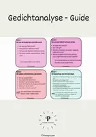 Vorschau - Fördermaterial/Inklusion - Gedichtanalyse - Guide (Schritt-für-Schritt Hinführung) - Deckblatt