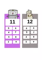 Попередній перегляд - Картки "Будиночки чисел 11-18" - Сторінка 1