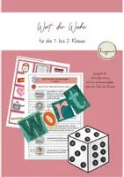 Vorschau - Poster - Wort der Woche: Aufgaben zum Würfeln & Beispielwörter - Deckblatt