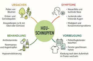 Vorschau - Arbeitsblätter - Lernposter + AB mit Fragen zum Thema "Heuschnupfen" + Lösungsblatt + Mindmap + Infografik - Seite 3