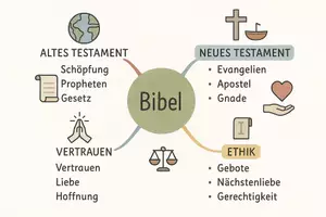Vorschau - Arbeitsblätter - Lernposter + Arbeitsblatt zum Thema "Bibel" + Onlineübung & MP3 + Mindmap + Infografik - Seite 3
